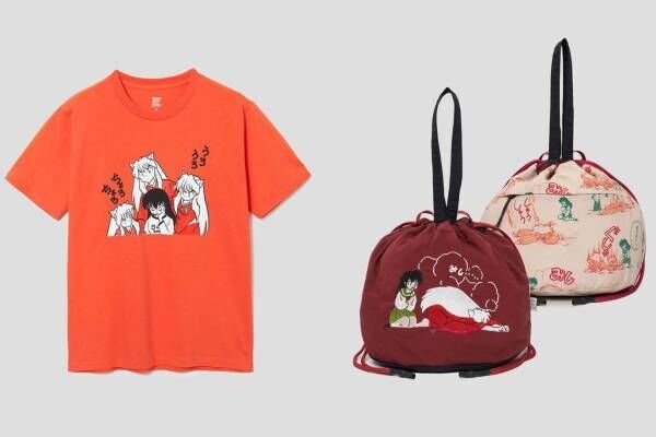 グラニフ×高橋留美子『犬夜叉』犬夜叉＆かごめの刺繍カーディガン 