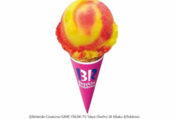 サーティワン×ポケモン「ピカチュウとホゲータのフルーツアイス」トロピカルなザ・クラッシュソーダも