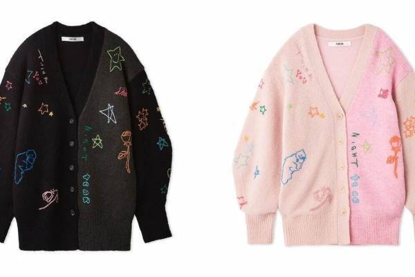 ファーファー“猫や薔薇”のタトゥー刺繍スウェットやバイカラーカーディガン、TAPPEIコラボ