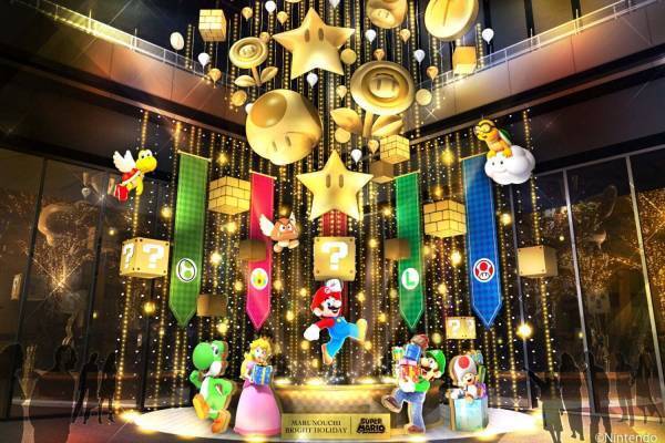 東京・丸の内「スーパーマリオ」クリスマス＆年末年始イベント、イルミネーションやフォトスポット