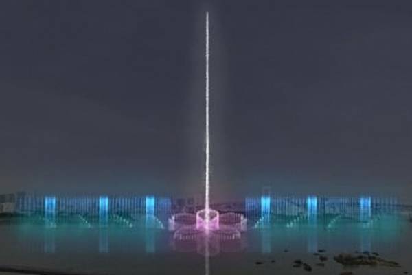 世界最大級の噴水「ODAIBAファウンテン(仮称)」お台場海浜公園に、“桜”モチーフの噴水やショー