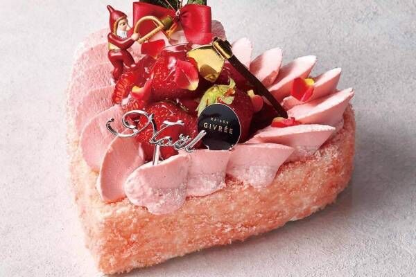 そごう横浜店2024年クリスマスケーキ、苺＆ベリーのハート型チーズケーキや“花冠”風いちごムース