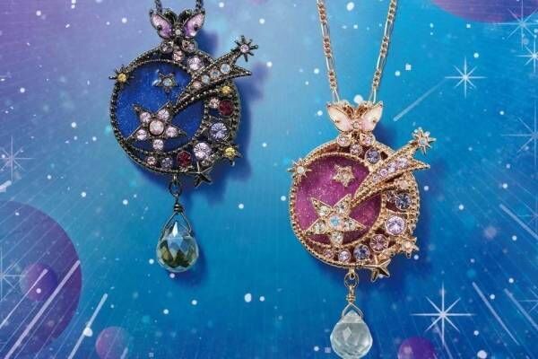 アナ スイ「蝶・月・星」の24年クリスマスアクセサリー、三日月と 