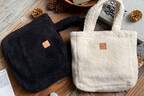 A.P.C.24年クリスマス、“ふわふわ”トートバッグやロゴ刺繍入りマフラー＆手袋など