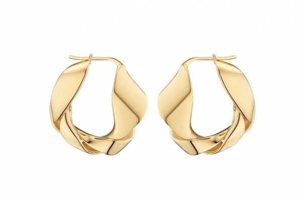 ポレーヌ“うねる風”着想「エオル」24年秋冬ジュエリー、リボン絡むフープピアスやネックレス