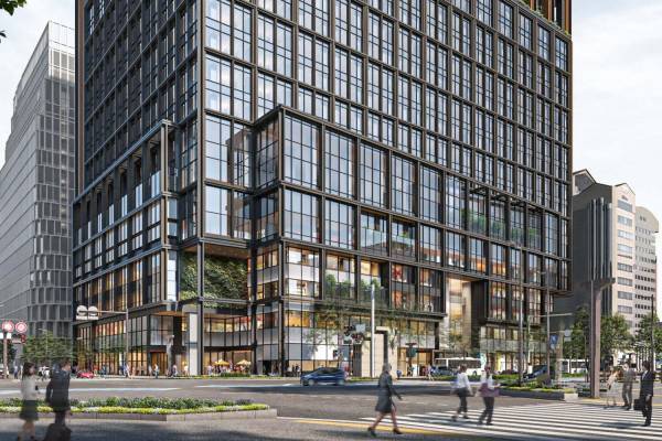 福岡ビル・天神コア・天神ビブレ一体化「ワン・フクオカ・ビルディング」高級ホテルやシャネルの大型店を内包