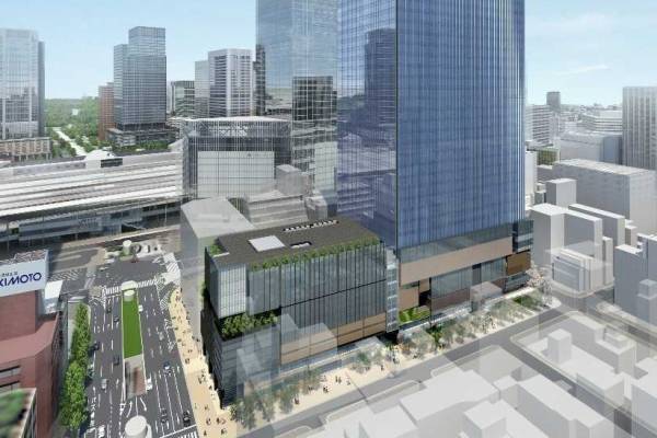 東京駅前八重洲の大規模再開発、「東京ミッドタウン八重洲」と並ぶ高さ約250mの高層複合ビル