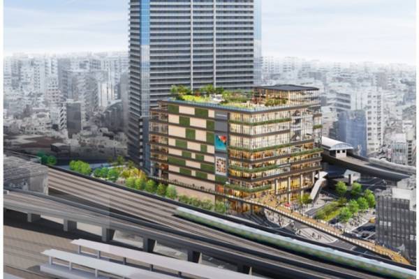 西日暮里駅前の再開発 - 大規模商業施設やホール、屋上庭園、山手線駅デッキなどを整備