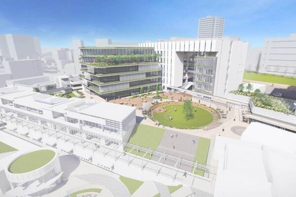 名古屋「星が丘ボウル」跡地の再開発 -「星が丘テラス」増床で蔦屋書店出店、新図書館や多目的スペースも