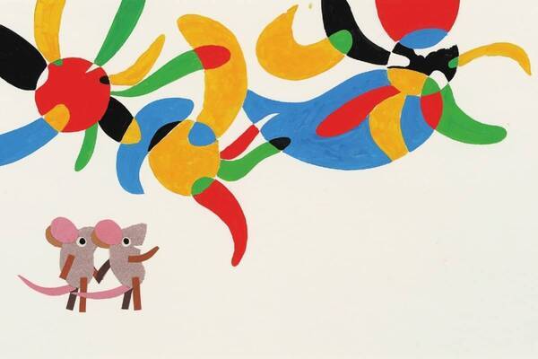 「レオ・レオーニの絵本づくり展」渋谷で、フレデリックなど絵本原画を展示 - レオーニの技法体験も