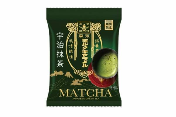 森永製菓“宇治抹茶”フレーバーの「小枝」や「ミルクキャラメル」限定発売