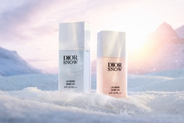 ディオール スノー25年春ベースメイク、“雪のように明るい肌”導くカラーコントロールUV下地