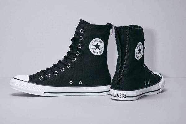 コンバース「オールスター」25年春夏、“まるでブーツ”超ハイカットの黒スニーカー