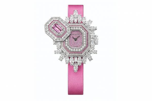 ハリー・ウィンストン“秘密の文字盤”が現れる腕時計、煌めくダイヤモンド＆ピンクサファイアをセット