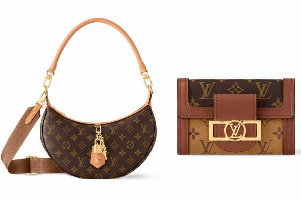 ルイ・ヴィトン「モノグラム・キャンバス」バッグ、ハート型シルエット＆南京錠チャーム付き