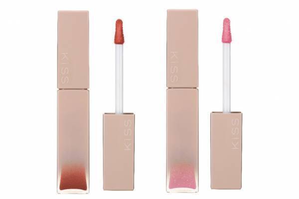 キス“濡れツヤ×シアー発色”リップティント、白桃ピンク＆透けコーラルの25年春限定色