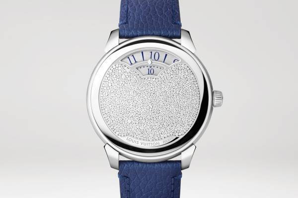 ルイ・ヴィトン25年腕時計「タンブール コンバージェンス」ダイヤルを埋め尽くす795個のダイヤモンド
