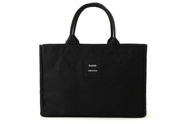 ワイルドサイド ヨウジヤマモト×中目黒の書店「カウブックス」“オールブラック”の撥水キャンバストート