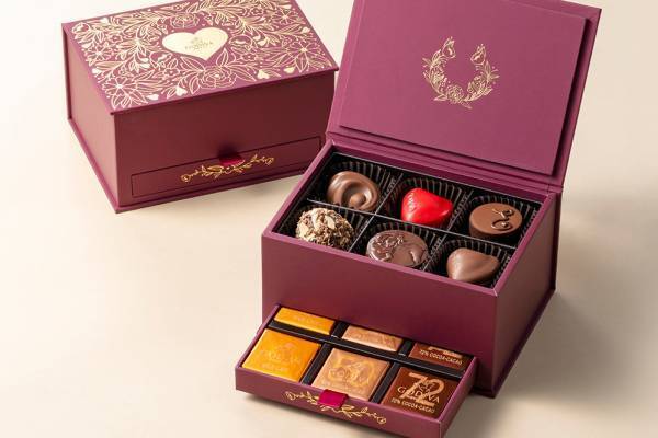 ゴディバの25年ホワイトデー、コーヒー香る限定ショコラ入り“ジュエリーBOX風”アソートメントなど