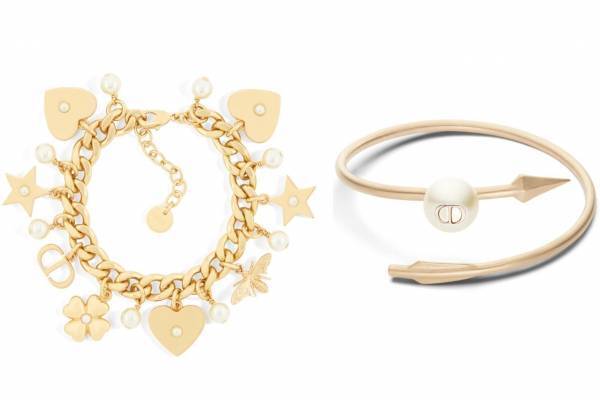 ディオール25年春夏ジュエリー、“クローバー＆蜂”のチャームブレスレットや矢モチーフのリング