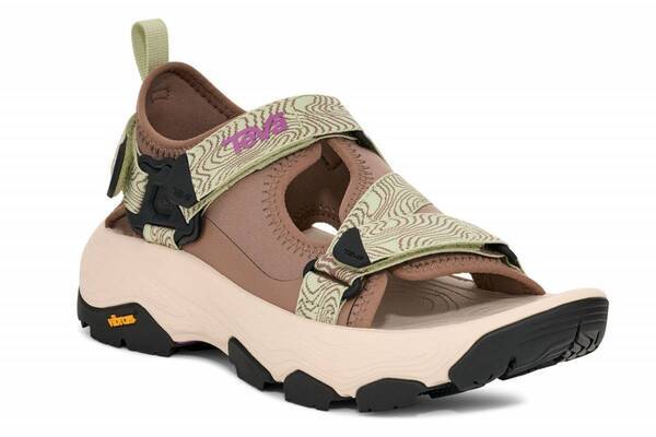 テバ“アースカラー”サンダル、クッションソール＆吸湿アッパーで本格ハイキングにも