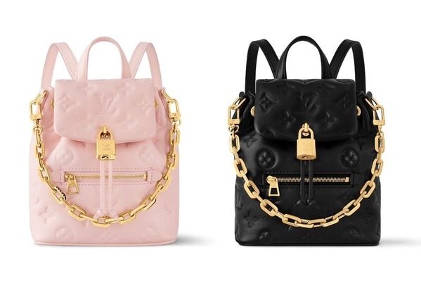 ルイ・ヴィトン「クッサン」初のウィメンズバックパック、煌めくチェーンとパドロックを飾って