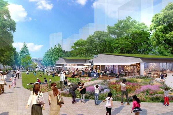 横浜「大通り公園」27年春にリニューアル、1～3区にイベント広場や飲食店舗が誕生