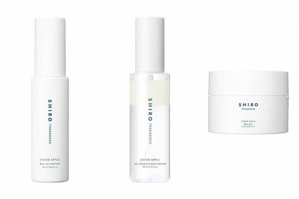 SHIRO25年春フレグランス「チアアップル」ライチなど甘酸っぱいフルーツ×花々香るオードパルファン
