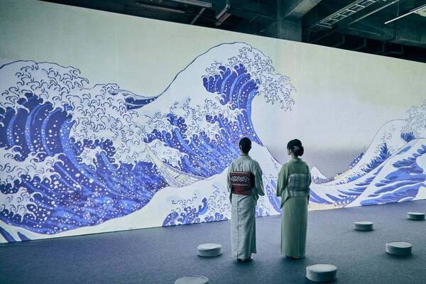 イマーシブ展覧会「動き出す浮世絵展」福岡で、葛飾北斎らの浮世絵が没入感溢れるデジタルアートに