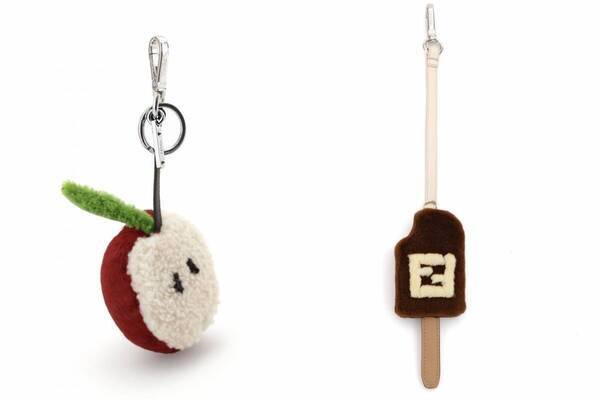 フェンディのバッグチャーム - りんご＆ふんわりパイナップル、「FF」ロゴのアイスキャンディーも
