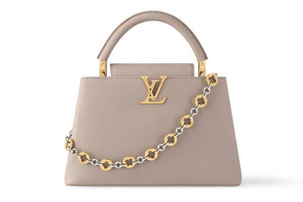 ルイ・ヴィトンのアイコンバッグ「カプシーヌ」モノグラム・フラワーの煌めくチェーン付き新作