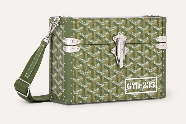 ゴヤール“木の葉”着想カーキカラーの限定バッグ＆ウォレット、杉綾模様キャンバスで