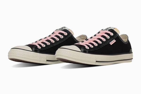コンバース「オールスター」“カラフル靴紐”のヴィンテージ風スニーカー、ブレックファストクラブとコラボ