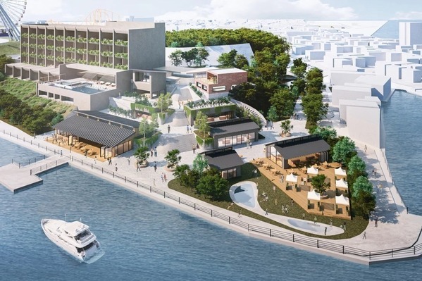 静岡「ホテル九重」跡地を再開発 - 宿泊施設やレストラン、ショップが揃う新複合施設が29年春開業