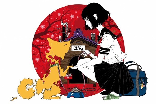 「中村佑介展」アジカンCDジャケット手掛けるイラストレーター“300点越え”最大規模の原画展が兵庫で