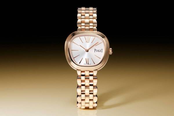 ピアジェ25年新ジュエリーウォッチ「シックスティ」台形シルエット×煌めくゴドロン装飾ケース