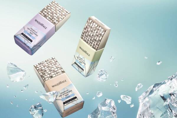 マキアージュ25年夏コスメ、“ひんやりクール”化粧下地で美肌キープ＆UVカット