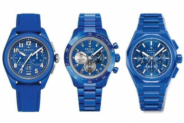ゼニス限定“ブルーウォッチ”、3色カウンターを配したセラミック製「クロノマスター スポーツ」など