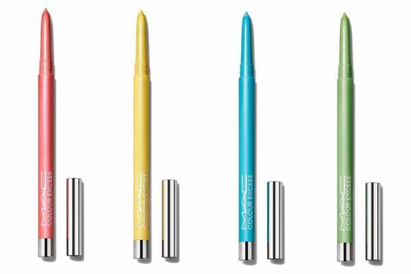 M·A·C25年夏コスメ“シャーベットカラー”の濃密ジェルライナー、苺ミルクピンクやバナナイエロー