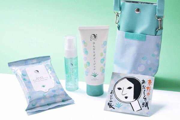 よーじや“ラムネ香る”25年夏ひんやりコスメ、冷感ボディミスト＆涼しげグリーンのあぶらとり紙