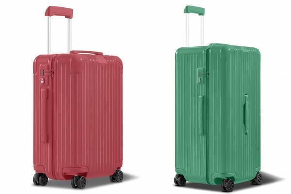 リモワのスーツケース「エッセンシャル」限定色“ザクロ”風鮮やかピンク＆“アガベ”着想グリーン