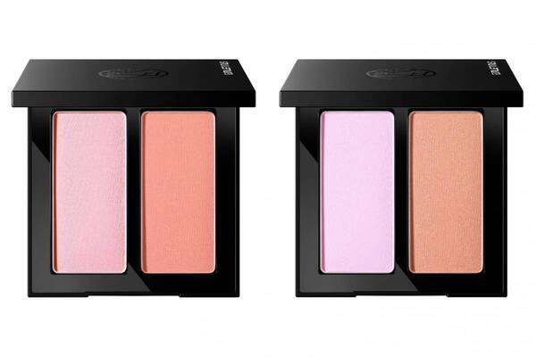 シュウ ウエムラ25年夏コスメ、パステルチーク×シェーディングの血色パレット「3D チークメイト」