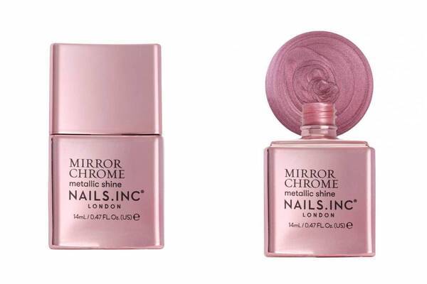 ネイルズ インク“まるでミラー”なルージュピンクの25年夏ネイル、反射して輝くメタリックカラー