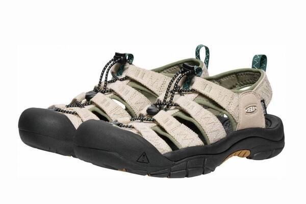 キーン×グラミチ“ハイキングシューズ”着想のサンダル「ニューポート レトロ」ヘンプ素材のアッパーで