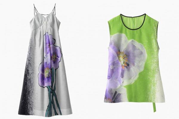 ミューラル“ポピー柄”キャミソールドレスなど、南青山に予約制ストア「サロン ド ミューラル」オープン