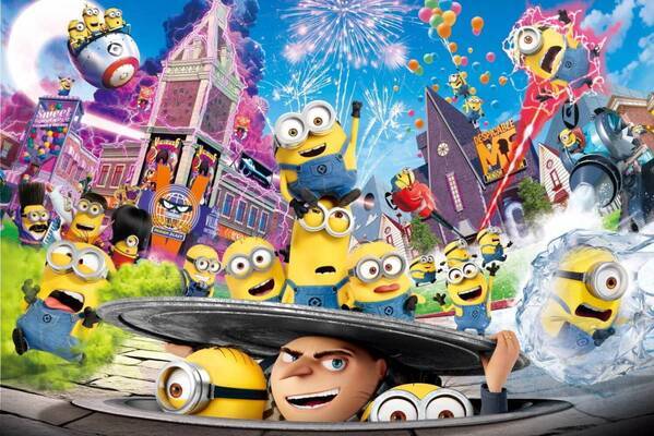 USJ「ミニオン・パーク」がエリア拡張、“大悪党”を目指す新シューティングアトラクション誕生