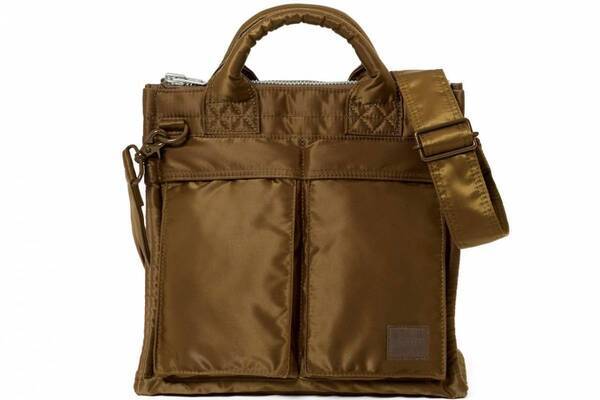 ポーター「タンカー」に限定“コヨーテ”カラー、地図柄ライニングのショルダーバッグ＆バックパック