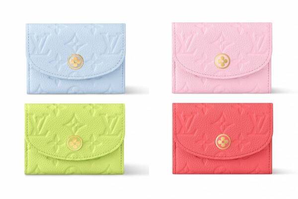 ルイ・ヴィトンのウィメンズ財布＆カードケース、パステルブルーやライムグリーンの鮮やかレザーで