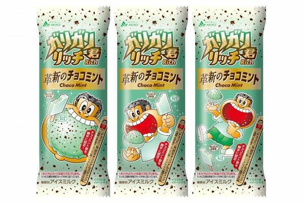 「ガリガリ君リッチ革新のチョコミント」“山椒香る”チョコチップミントかき氷×濃厚ミルクの新アイスバー