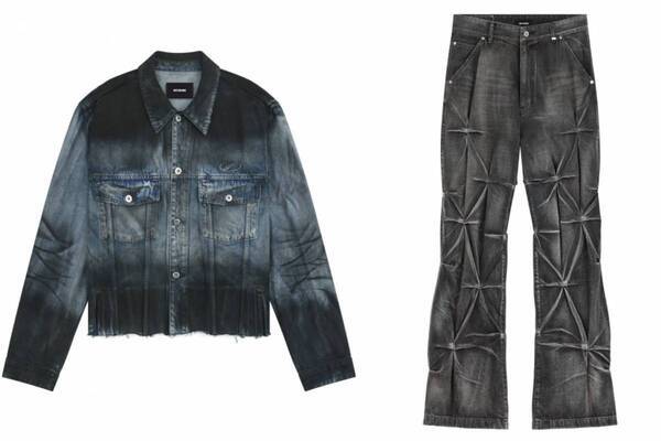 韓国発・ウェルダンの25年春夏ウェア、スプレープリントのデニムジャケット＆“プリーツ”ジーンズ
